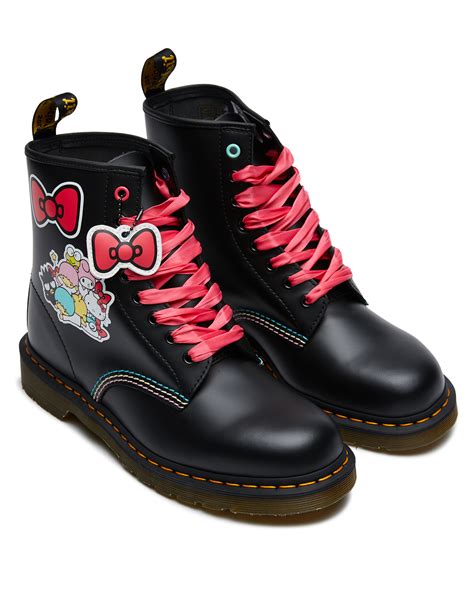 hello kitty doc martens platform.